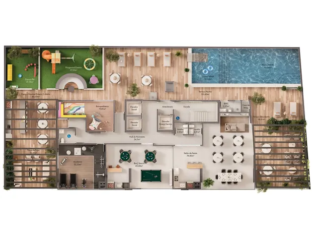 Imagem 2: Apartamento Pré Lançamento em Porto Belo/SC com 70m² área privativa sendo 2 suítes