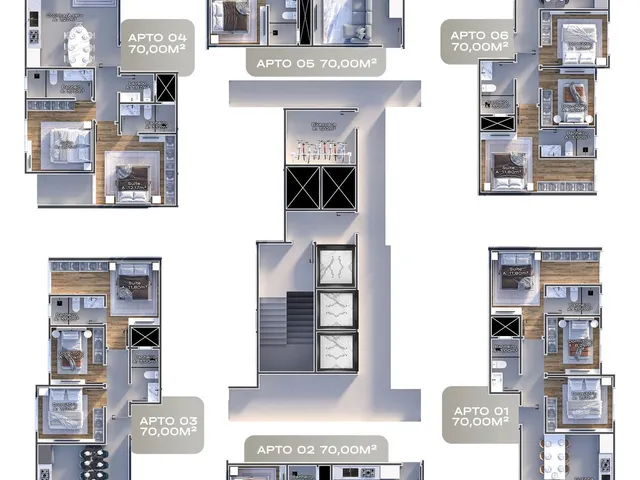 Imagem 2: Apartamento em Construção em Itapema/SC bairro Morretes com 70m² área privativa sendo