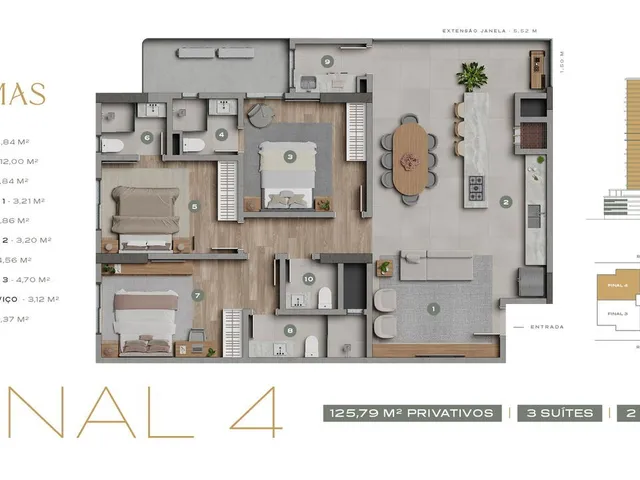 Imagem 3: 0 Apartamento com 3 dormitórios