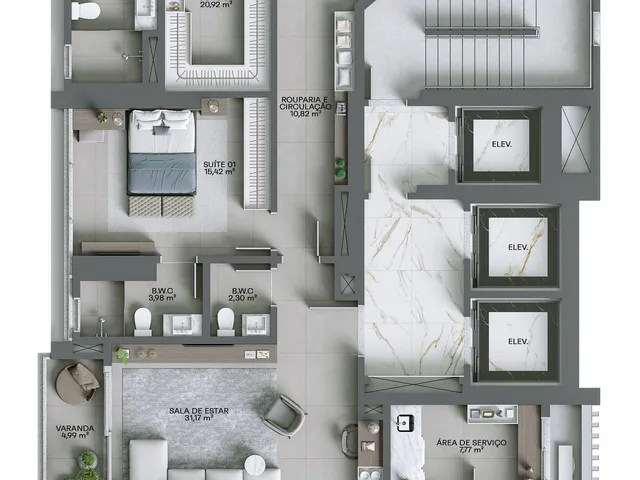 Imagem 10: 0 Apartamento com 4 dormitórios