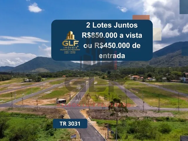 Imagem: 2 Lotes juntos a vista R$ 850Mil ou R$ 450mil