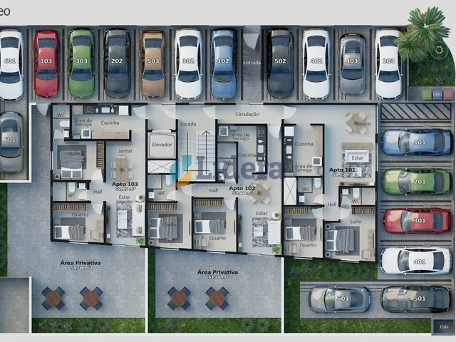 Imagem 12: Apto - 2 Quartos - 1 Suítes - 58,17m² - Bancários, João Pessoa/PB