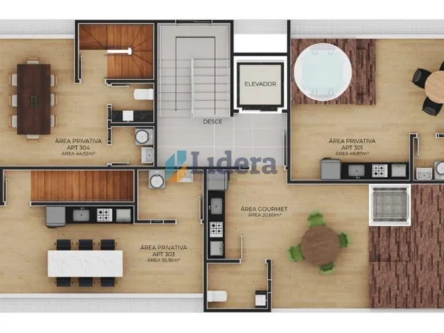 Imagem 7: Apartamento Cobertura Duplex - 89.04m² - 2 quartos - 1 suíte - Jardim Oceania, João