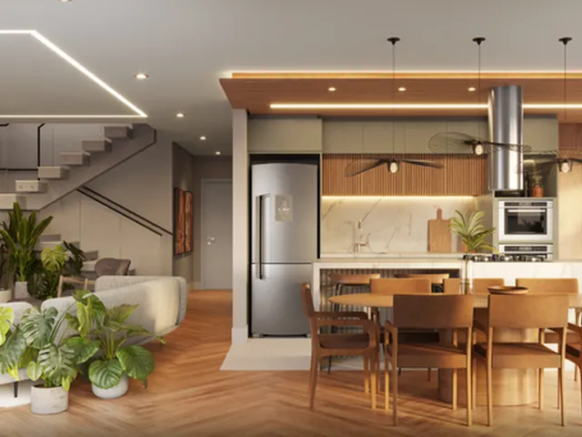 Imagem 3: Apartamento Garden à venda em Curitiba, Ahú, com 2 quartos, 101.23m²