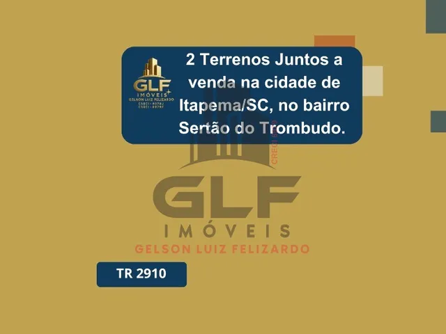 Imagem: 2 Terrenos Juntos a venda na cidade de Itapema/SC