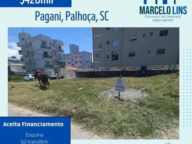 Imagem: Esquina 375M², Pagani, Palhoça