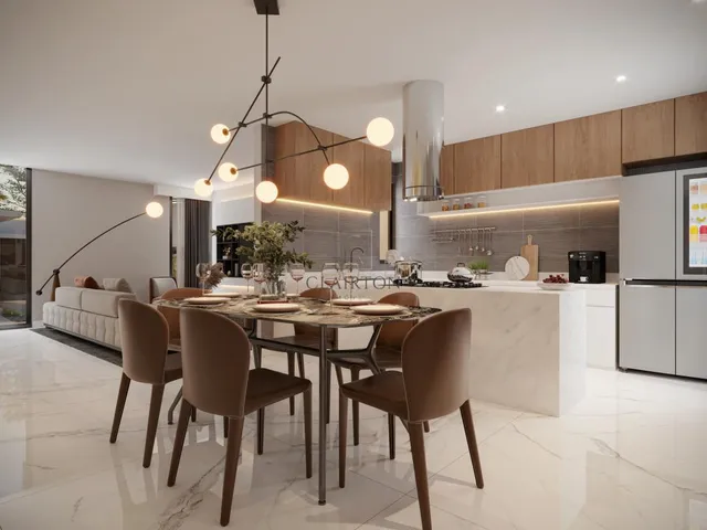 Imagem 2: Oliva Residence Nascente - Casas Duplex com Área Construída 152,23m², Sendo 4 Suítes
