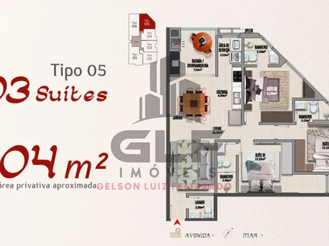 Imagem 8: 0 Apartamento com 3 dormitórios