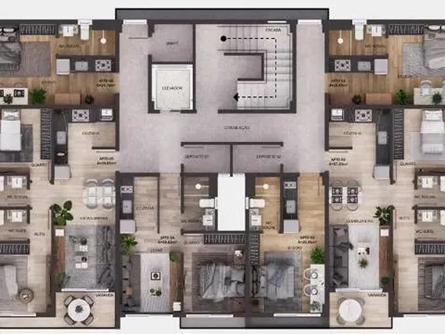 Imagem 10: Flat À Venda com 24M² em Intermares
