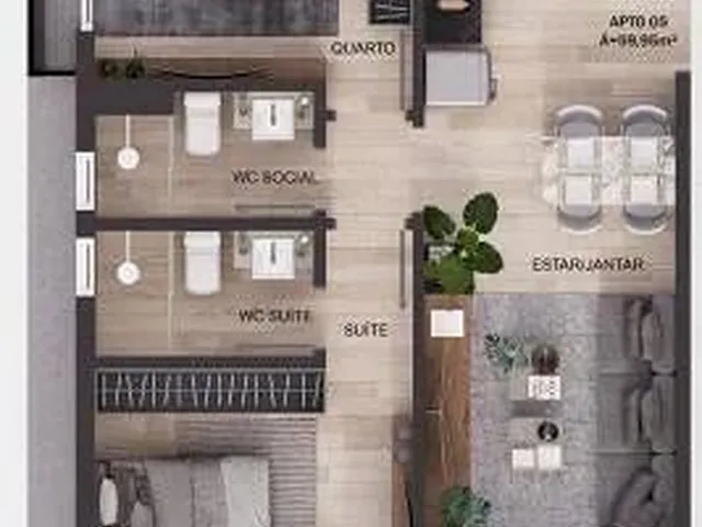 Imagem 6: Flat À Venda com 24M² em Intermares