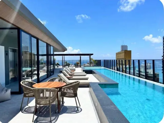 Imagem 9: Apartamento de Luxo na Vitória: Studio Mobiliado com Piscina e Academia! Aluguel Anual
