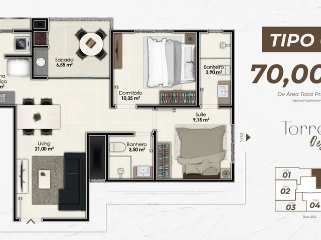 Imagem 10: 0 Apartamento com 2 dormitórios