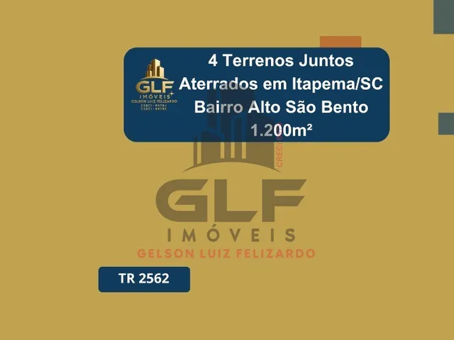 Imagem: 4 Terrenos Juntos Aterrados em Itapema/SC