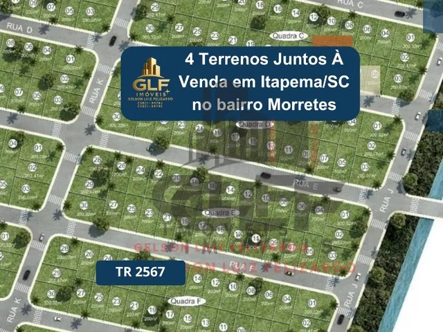 Imagem: 4 Terreno Juntos a venda na cidade de Itapema/SC