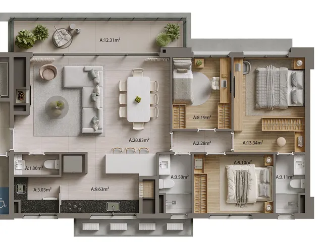 Imagem 16: Marq Apartamento com 3 dormitórios