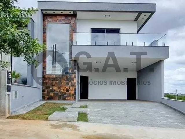Imagem: A casa em condomínio possui 3 Dormitórios, 4 Suítes, 4