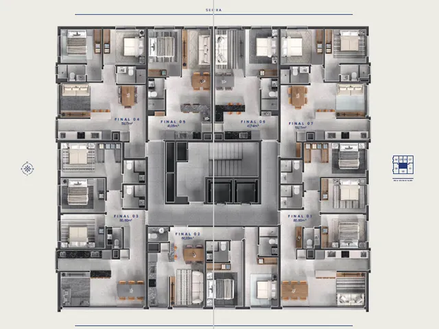 Imagem 3: Cascais Soft Living - Apartamento à venda no bairro Zona Nova - Capão da Canoa/RS