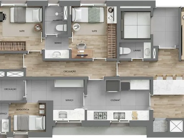 Imagem 8: Apartamento à venda no bairro Moinhos de Vento - Porto Alegre/RS