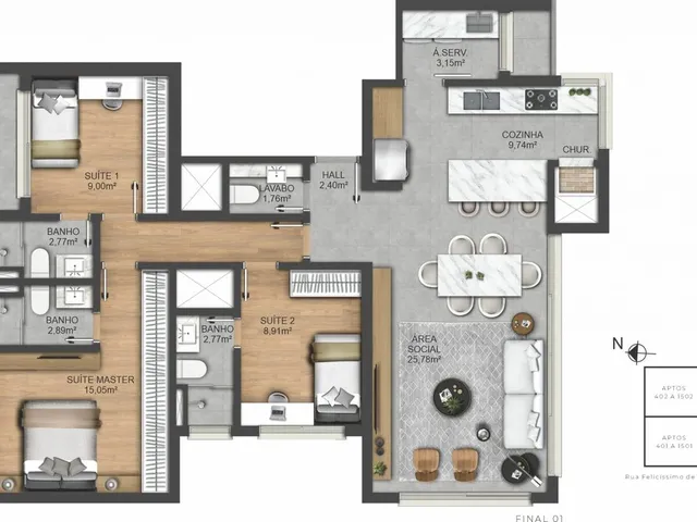 Imagem 1: APARTAMENTO - Porto Alegre