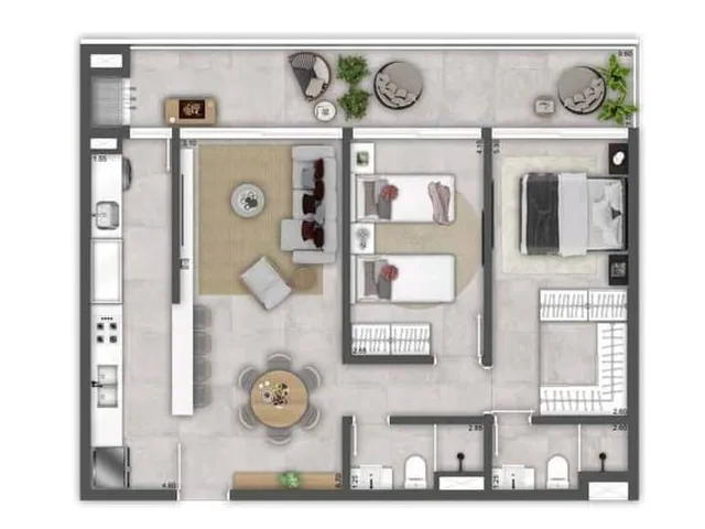Imagem 6: Gaia Atlântida - Residencial - Apartamento à venda no bairro Centro - Xangri-Lá/RS