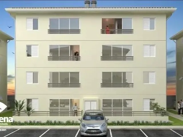 Imagem: O apartamento possui 2 Dormitórios, 1 Banheiro, 1 Vaga na