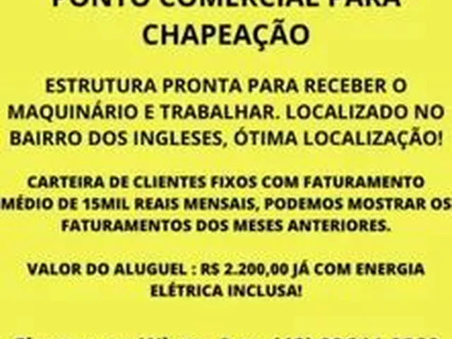 Imagem: Ponto para Chapeação