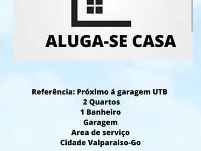 Imagem: Aluguel de Casa Setor de Chácaras Valparaíso