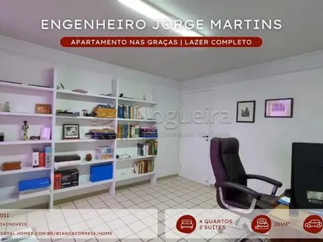 Imagem 12: Bcc- Apartamento nas Graças | com 4 Quartos (Sendo 2 Suítes