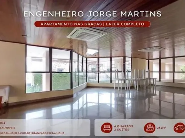 Imagem 7: Bcc- Apartamento nas Graças | com 4 Quartos (Sendo 2 Suítes