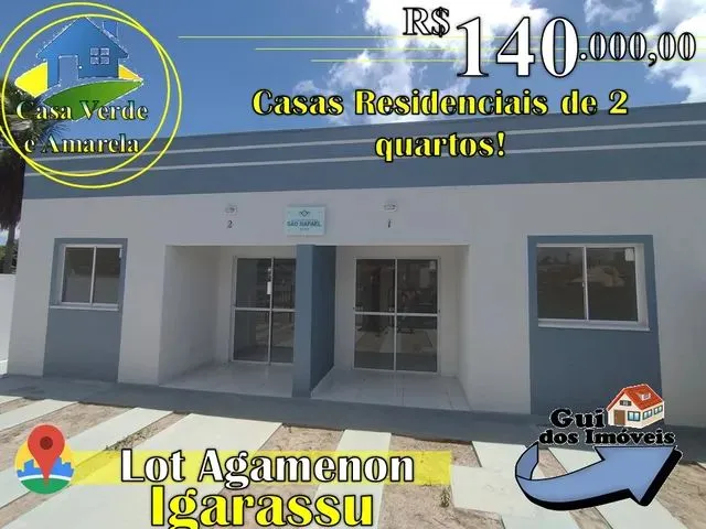 Imagem 3: Casas Térreas para Venda Possui 48M² de 3 Quartos em Agamenon Magalhães/Igarassu/Pe