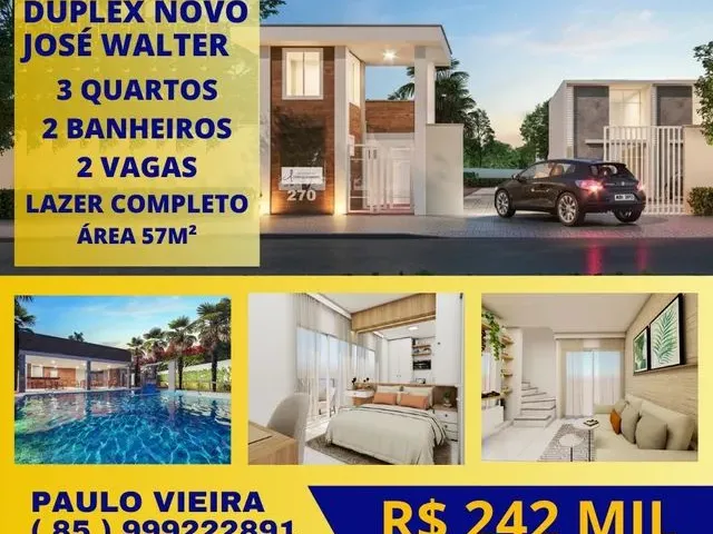Imagem: Duplex Novo em Condomínio com 03 Quartos