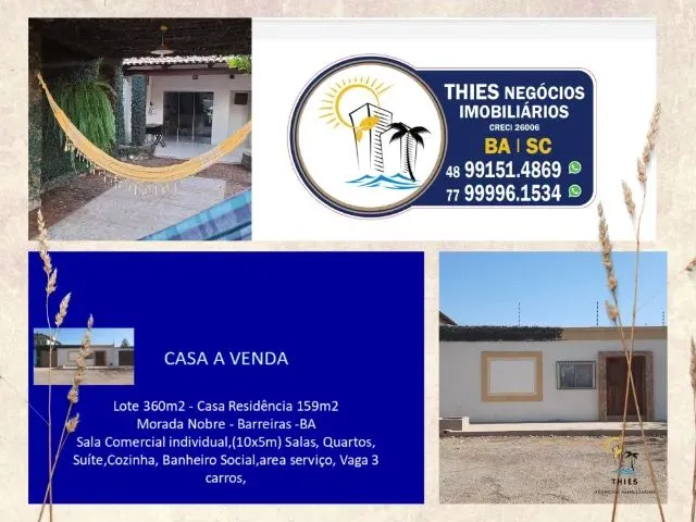 Imagem: Casa na Morada Nobre em Barreiras