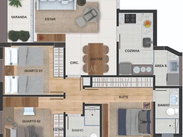 Imagem 9: Cobertura À Venda, 3 Quartos, 1 Suíte, 2 Vagas, Liberdade - Belo Horizonte/Mg