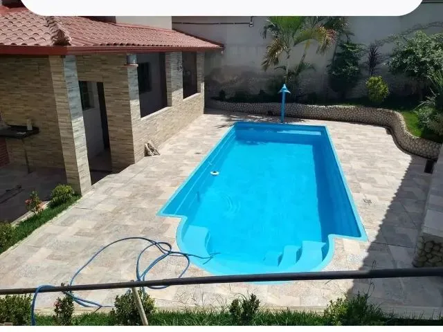 Imagem: Casa de Piscina com Salão de Festas para