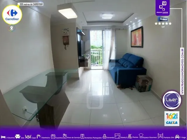 Imagem: Apartamento com Ótimo Acabamento - 3 Quartos