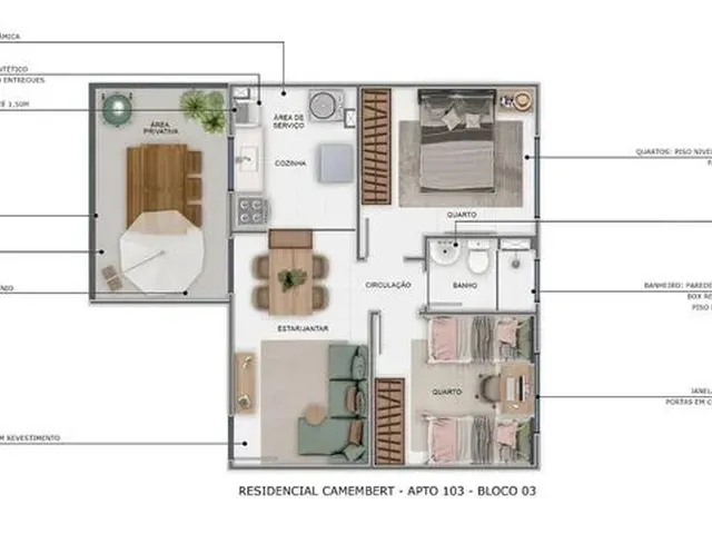 Imagem 2: Rb) Apartamento 100% Financiado