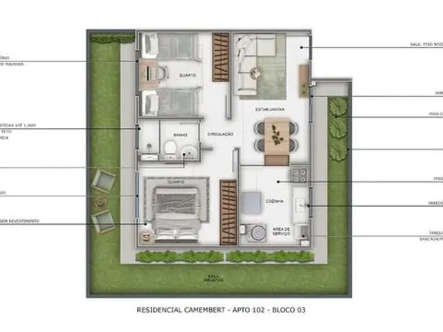 Imagem 3: Rb) Apartamento 100% Financiado