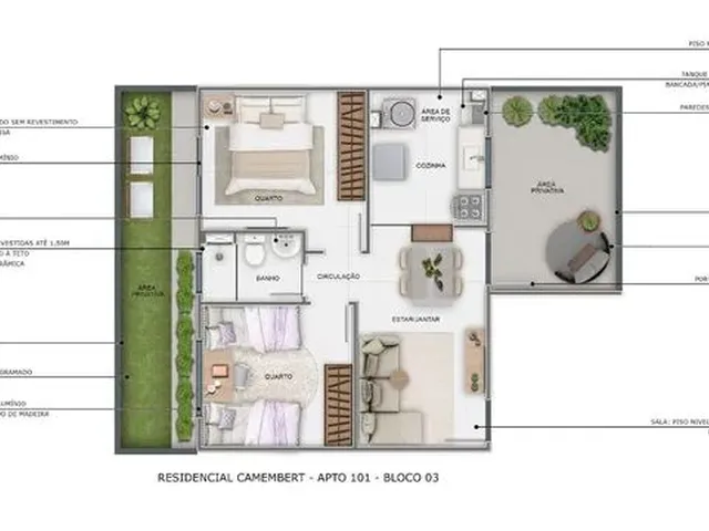 Imagem 5: Rb) Apartamento 100% Financiado