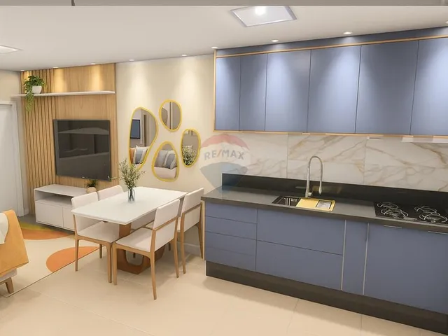 Imagem: O apartamento possui 2 Dormitórios, 1 Suíte, 2 Banheiros,
