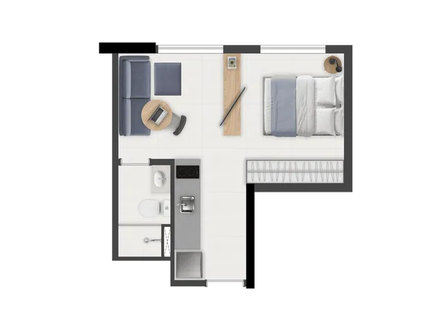 Imagem 3: Brás 120 Apartamento com 1 dormitório