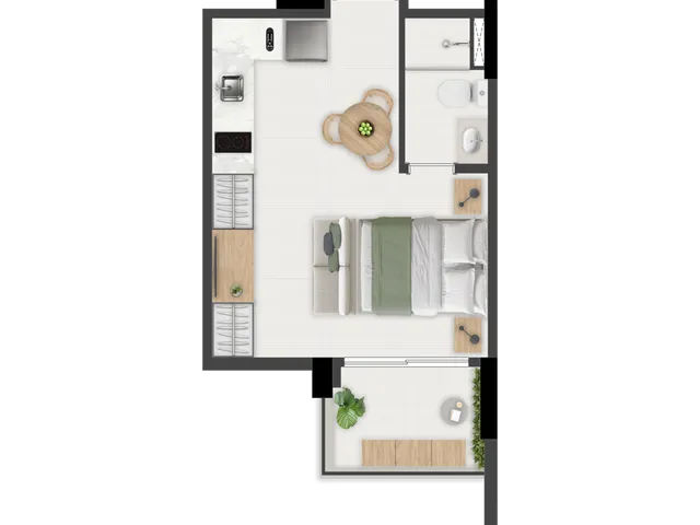 Imagem 4: Brás 120 Apartamento com 1 dormitório