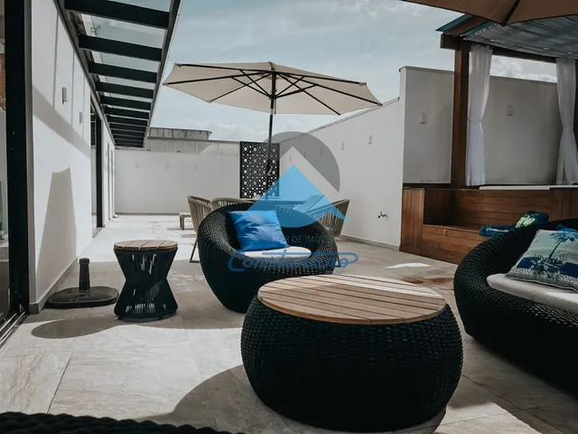 Imagem 11: Tríplex de frente ao mar com 4 suites mais 3 quartos e piscina a venda em Guaratuba PR