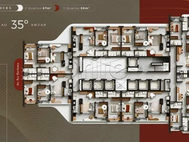 Imagem 3: BC Unique Apartamento 67m²| 2Quartos 2WC