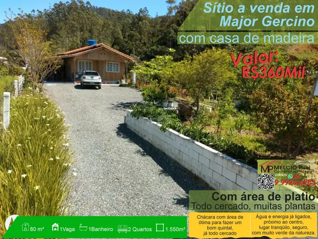 Imagem: Sitio Rural para Venda, em Major Gercino