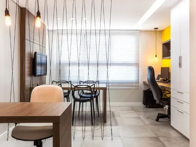 Imagem: Sala Comercia Mobilibiada no Centro de Curitiba