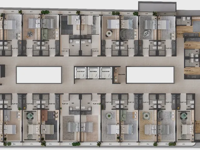 Imagem 12: Flat de Luxo à Venda em Manaíra - João Pessoa-PB: 1 Quarto, 1 Vaga de Garagem