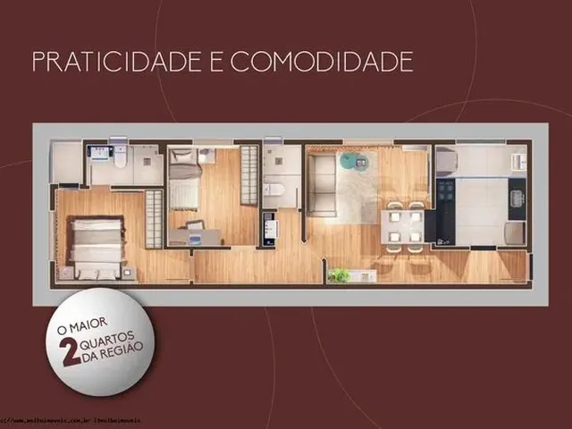 Imagem 6: Apartamento para Venda em Contagem, Centro, 2 Dormitórios, 1 Suíte, 2 Banheiros, 1 Vaga
