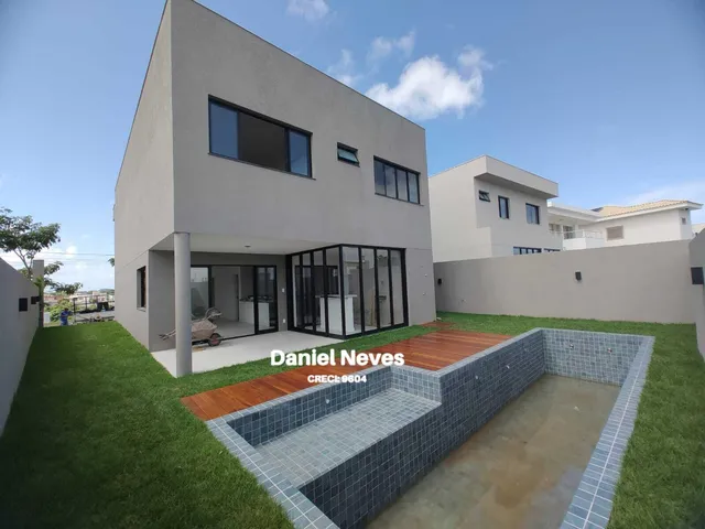 Imagem 7: Casa Nova à Venda no Alphaville Litoral Norte! * 4 suítes amplas, sendo uma térrea