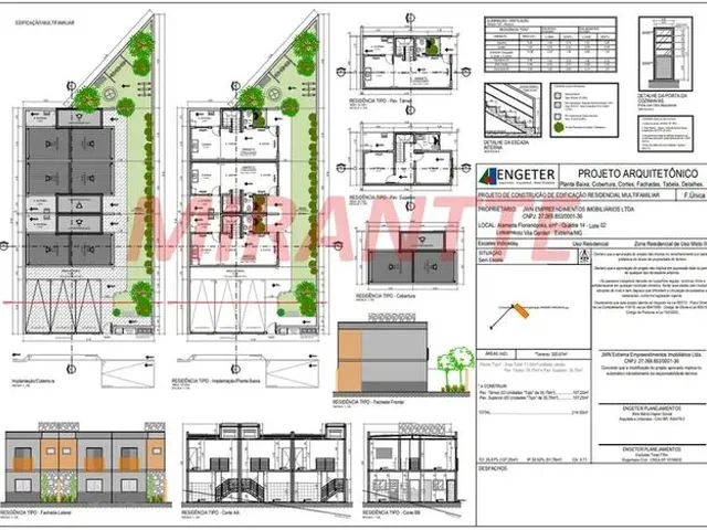 Imagem 1: Cond. Fechado de 71M² com 2 Quartos em Vila Garden