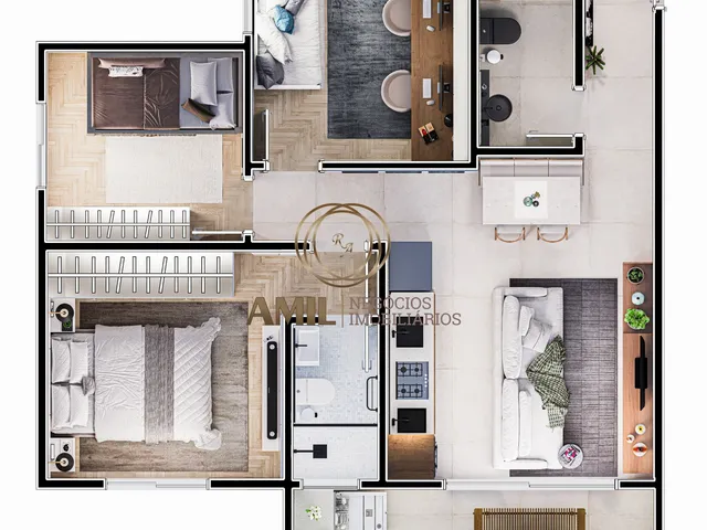 Imagem 5: Lançamento /Residencial da Vinci/ Centro / 1, 2 Ou 3 Dormitórios com Suíte/ 42 M² À 106 M² / Área de Lazer